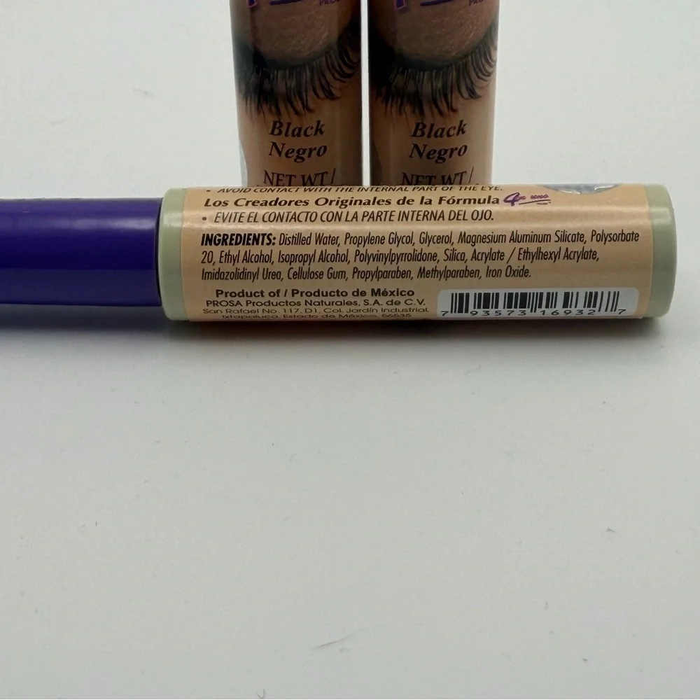 Prosa Black 4 en 1 Liquid Eyeliner with Natural Oils  pack of 3